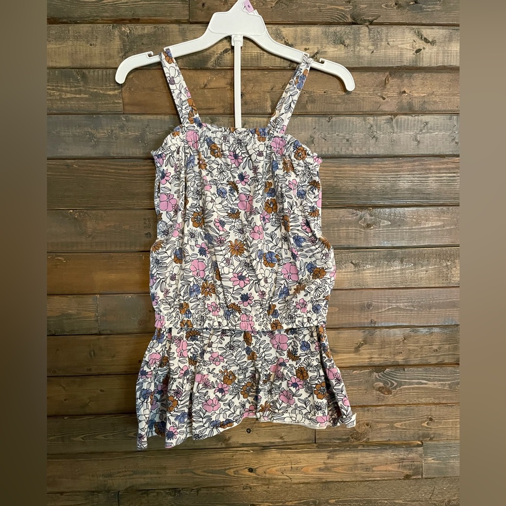 Carters kids printed tank top and skirt set.